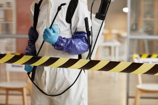 Professional Blood Cleanup technician working in Saugatuck, CT